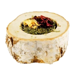 HAM-STAKE Miska Brzozowa z Ziołami Nagietek mała